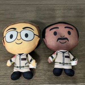 Ghostbusters Plush Dolls Set Spengler and Winston Kids Toy Collectible